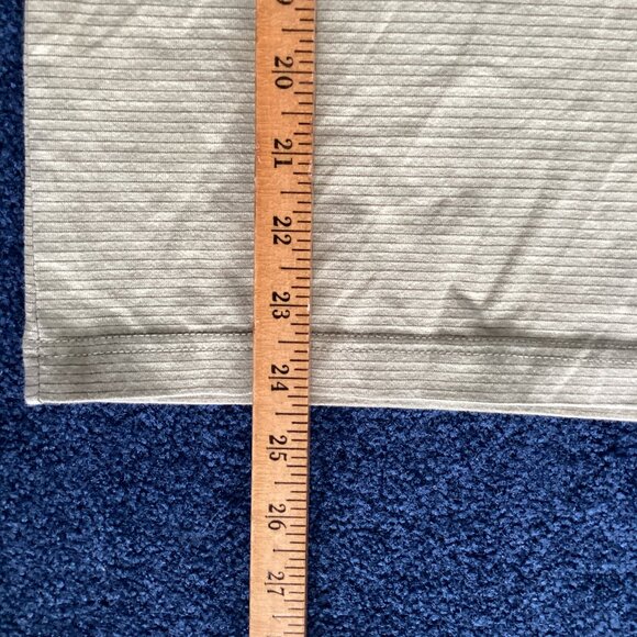 Light Green Striped Polo Shirt - Medium - Picture 4 of 6